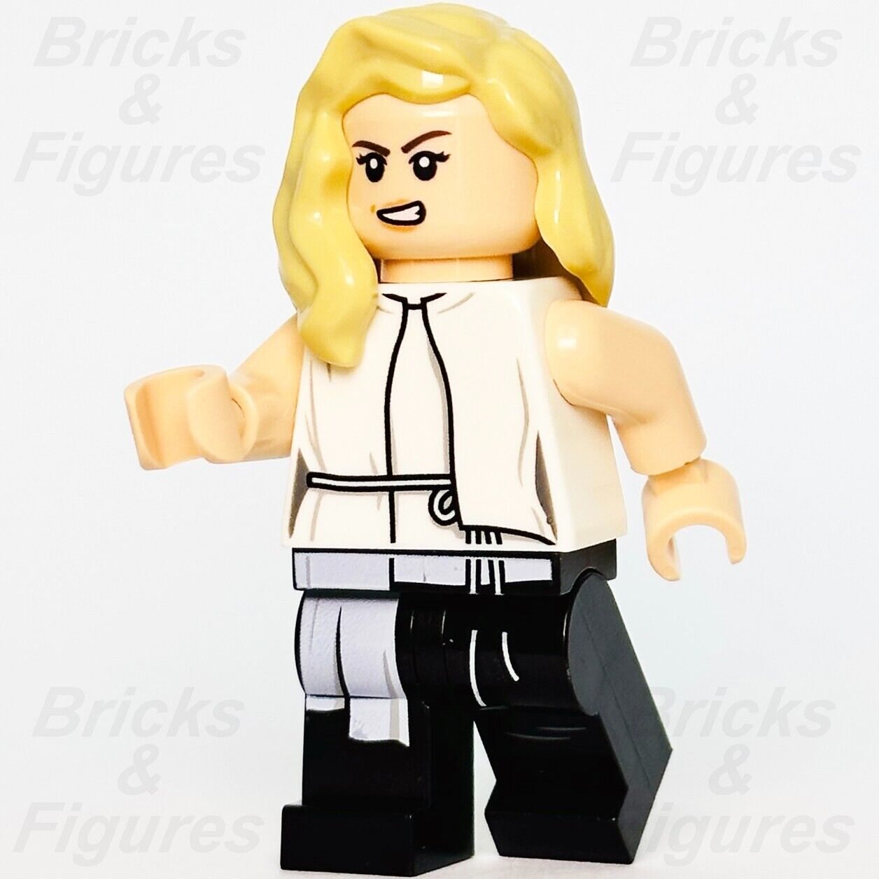 Blonde lego character fashion