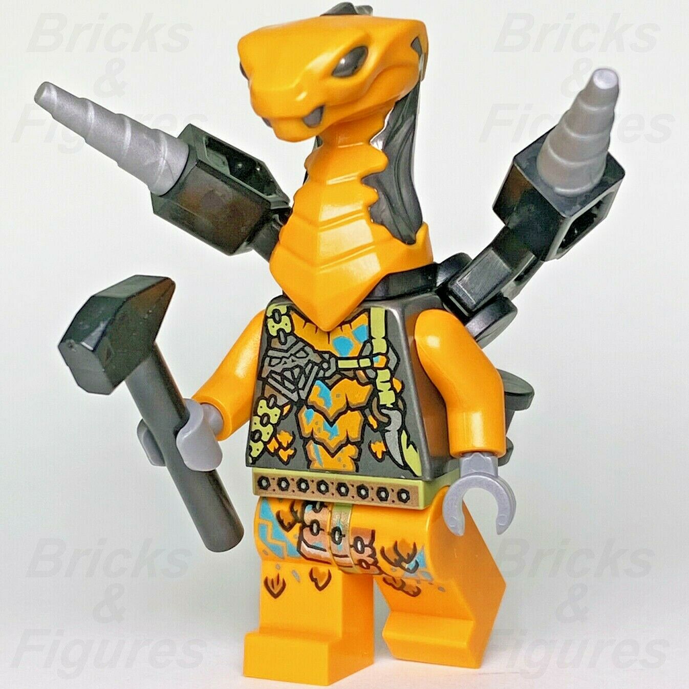 New Ninjago LEGO Cobra Mechanic - Drills Snake Core Minifigure 71767 njo740  | Bricks & Figures