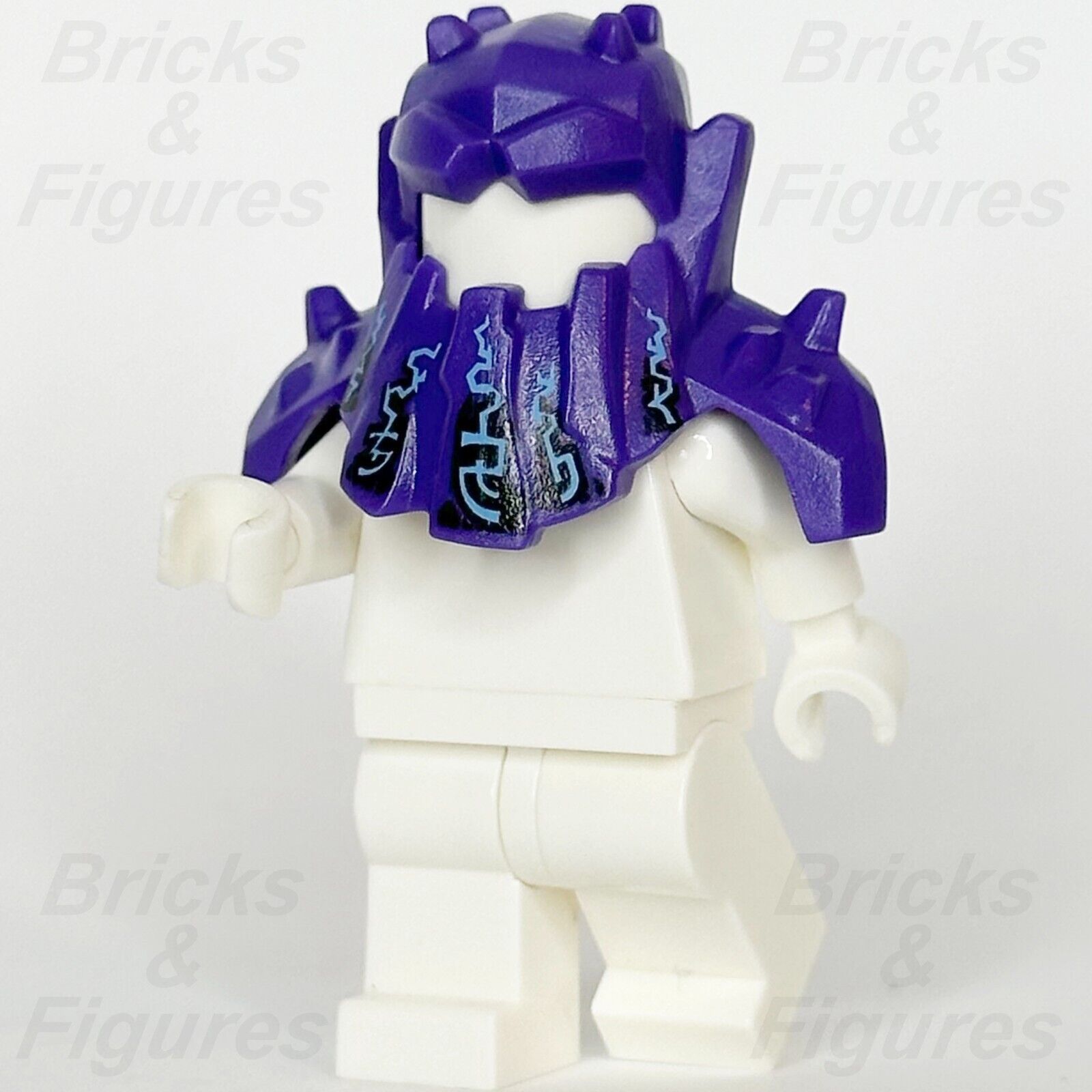 LEGO Nexo Knights Reex Body Rock Armour Minifigure Headgear Part Purple 70350 - Bricks & Figures