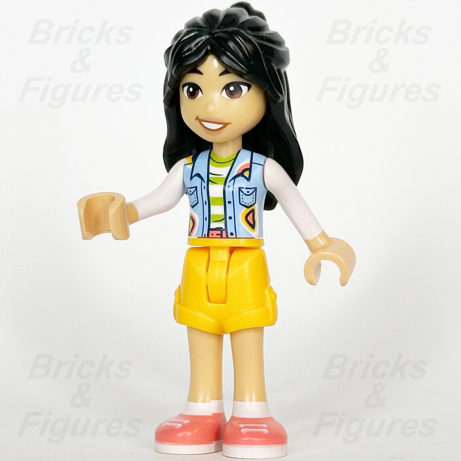 LEGO Friends Liann Minifigure Light Blue Vest 41723 41728 41735 30633 frnd583 - Bricks & Figures