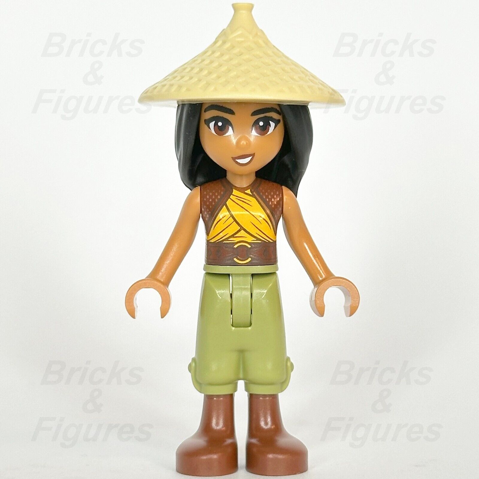 LEGO Disney Raya Minifigure Raya and the Last Dragon Open Mouth 100 43215 dis120 - Bricks & Figures