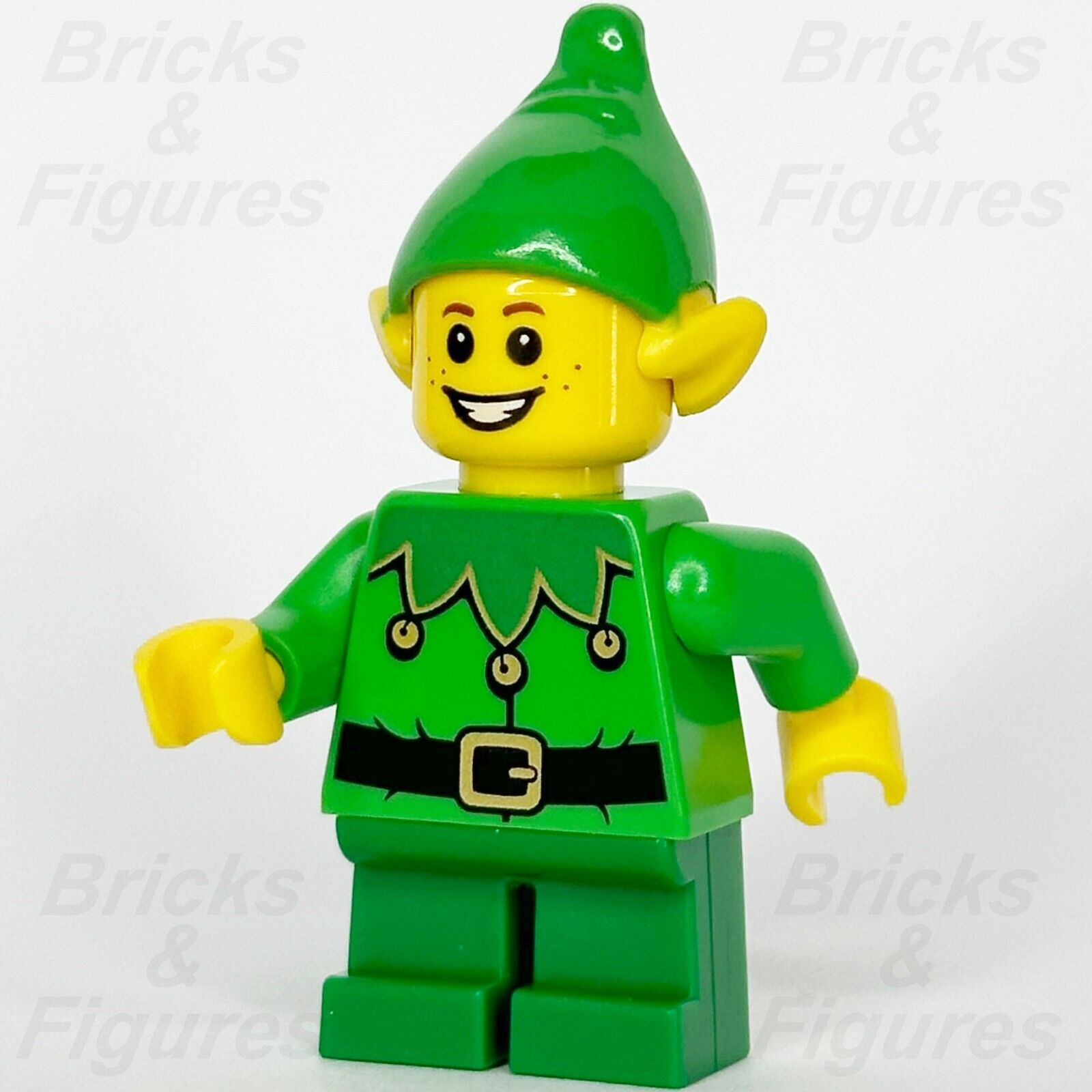 LEGO Holiday & Event Elf Minifigure Christmas with Freckles 10275 hol204 Xmas - Bricks & Figures