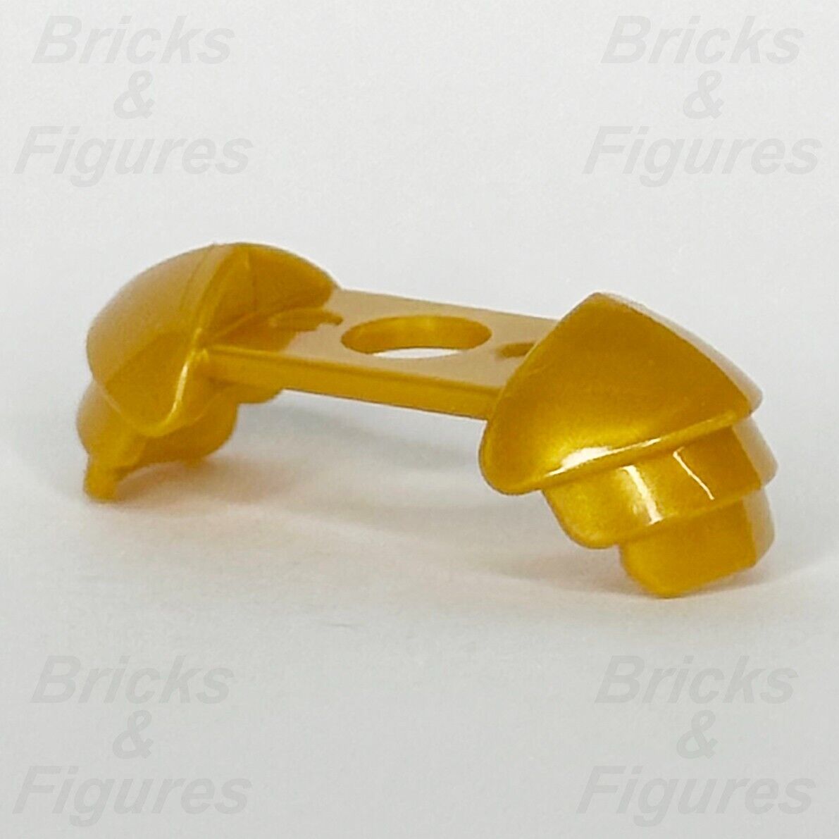 LEGO Castle Shoulder Armour Minifigure Part Pearl Gold Ideas 21348 37614 - Bricks & Figures