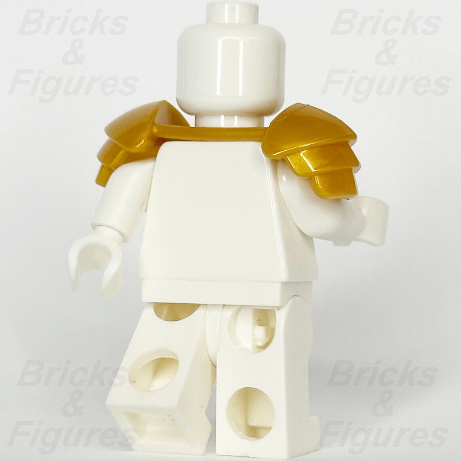 LEGO Castle Shoulder Armour Minifigure Part Pearl Gold Ideas 21348 37614 - Bricks & Figures