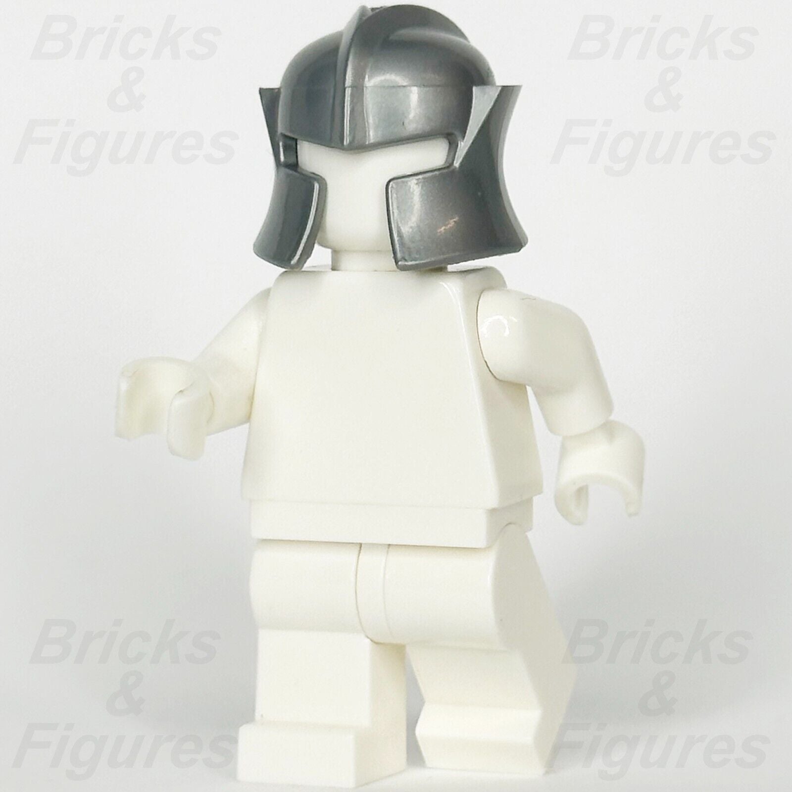 LEGO Castle Flat Silver Knight Helmet Cheek Protection Minifigure Part 48493 - Bricks & Figures