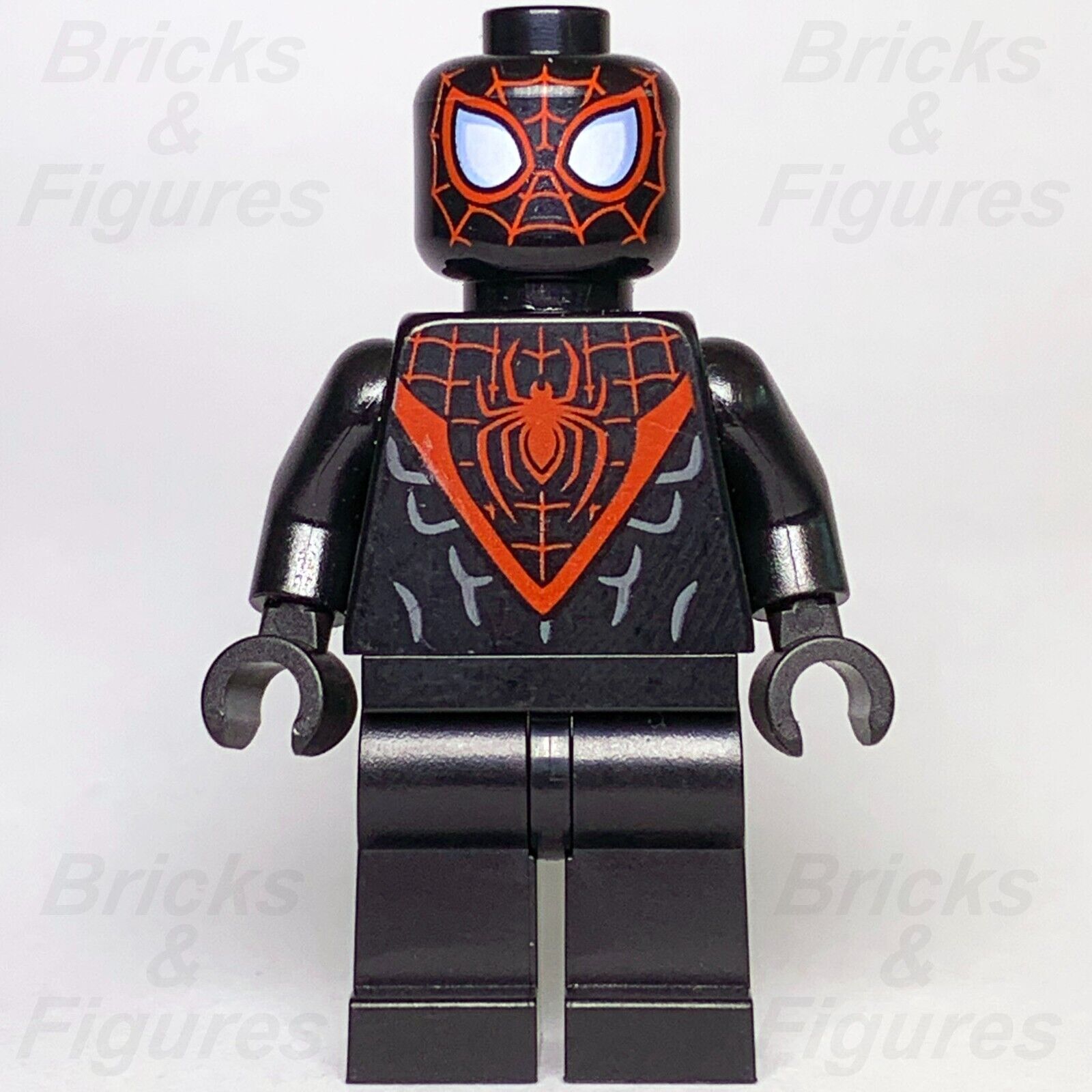 LEGO Super Heroes Miles Morales Minifigure Spider-Man Black Hands 76036 sh0540