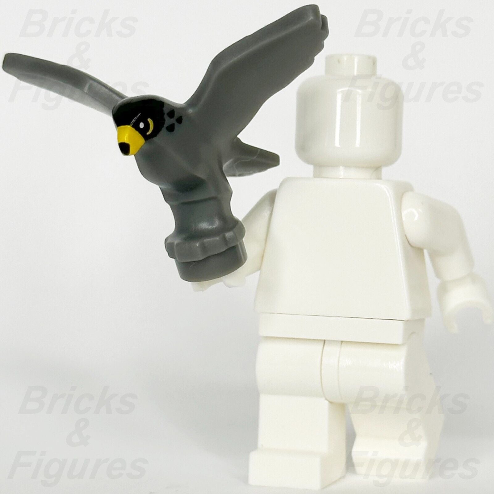 LEGO Castle Black Falcon Animal Minifigure Part Bird Open Wings 71037 2581pb01 - Bricks & Figures