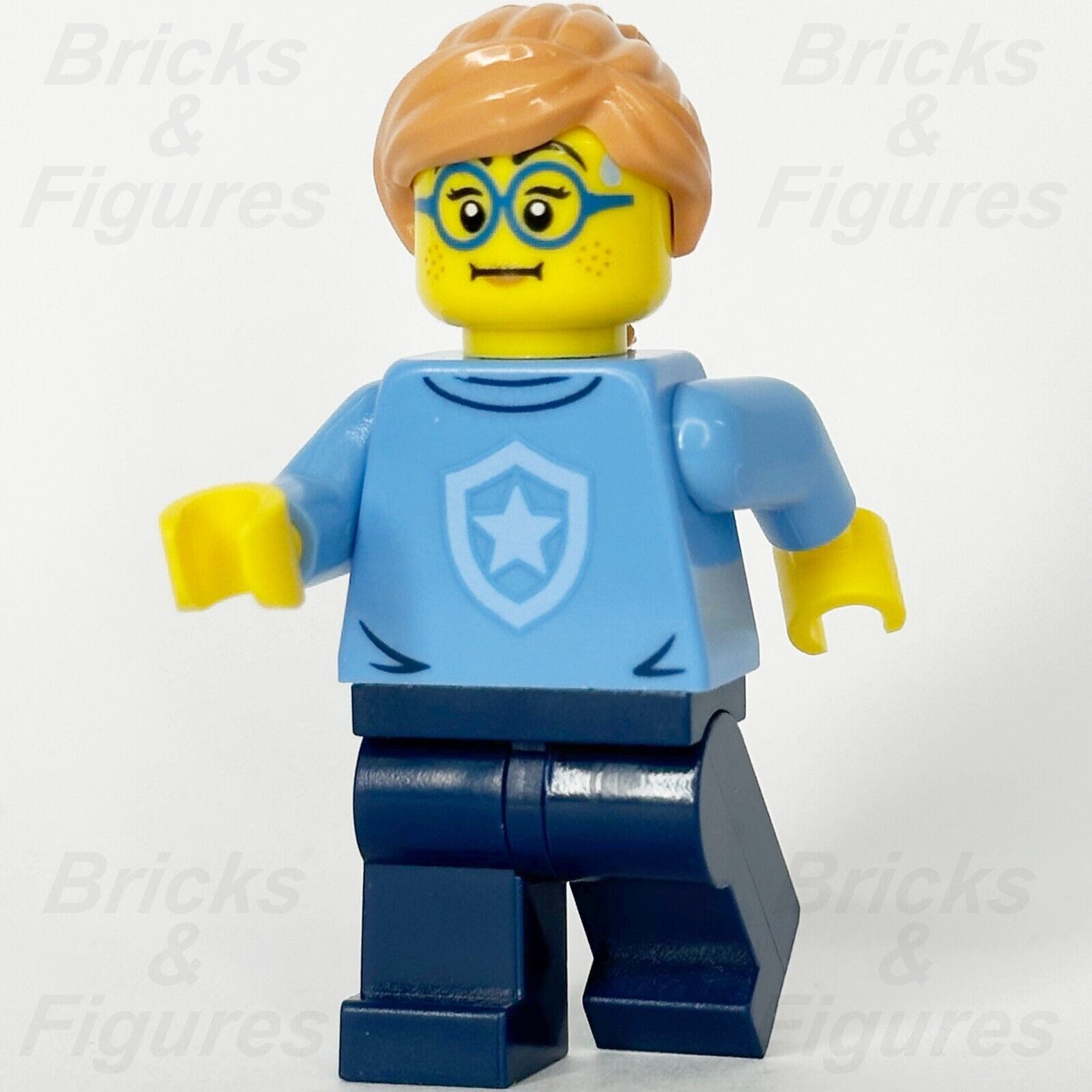 LEGO Police City Officer in Training Minifigure Female Glasses 60372 cty1562 - Bricks & Figures