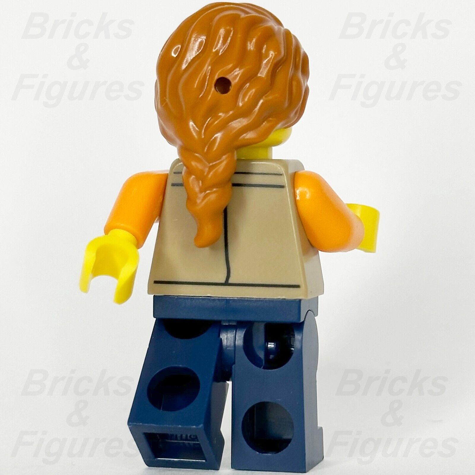 LEGO City Jungle Photographer Minifigure Tan Vest 60437 952410 60425 cty1766 - Bricks & Figures