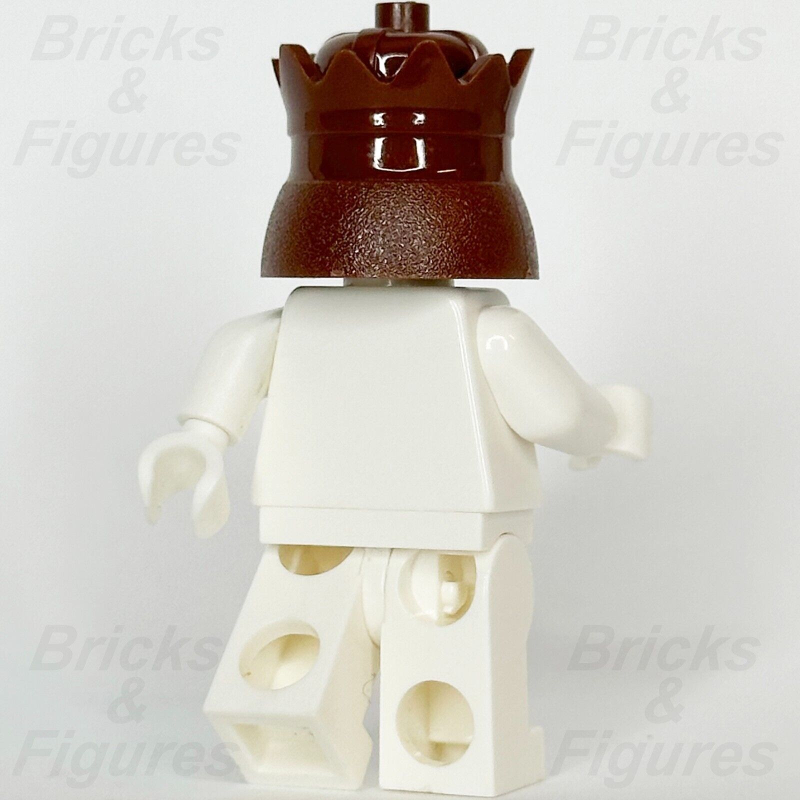 LEGO Castle Reddish Brown Crown Helmet Minifigure Headgear Part King 71015 - Bricks & Figures