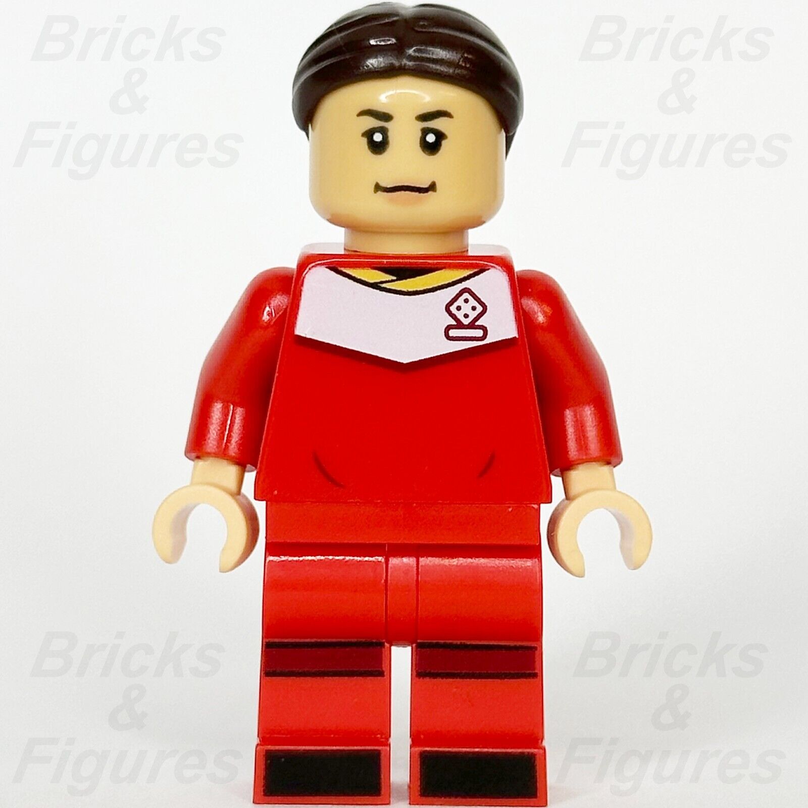 LEGO Sports Samantha Kerr Minifigure Sam Red Soccer Uniform Athlete 40634 soc155 - Bricks & Figures