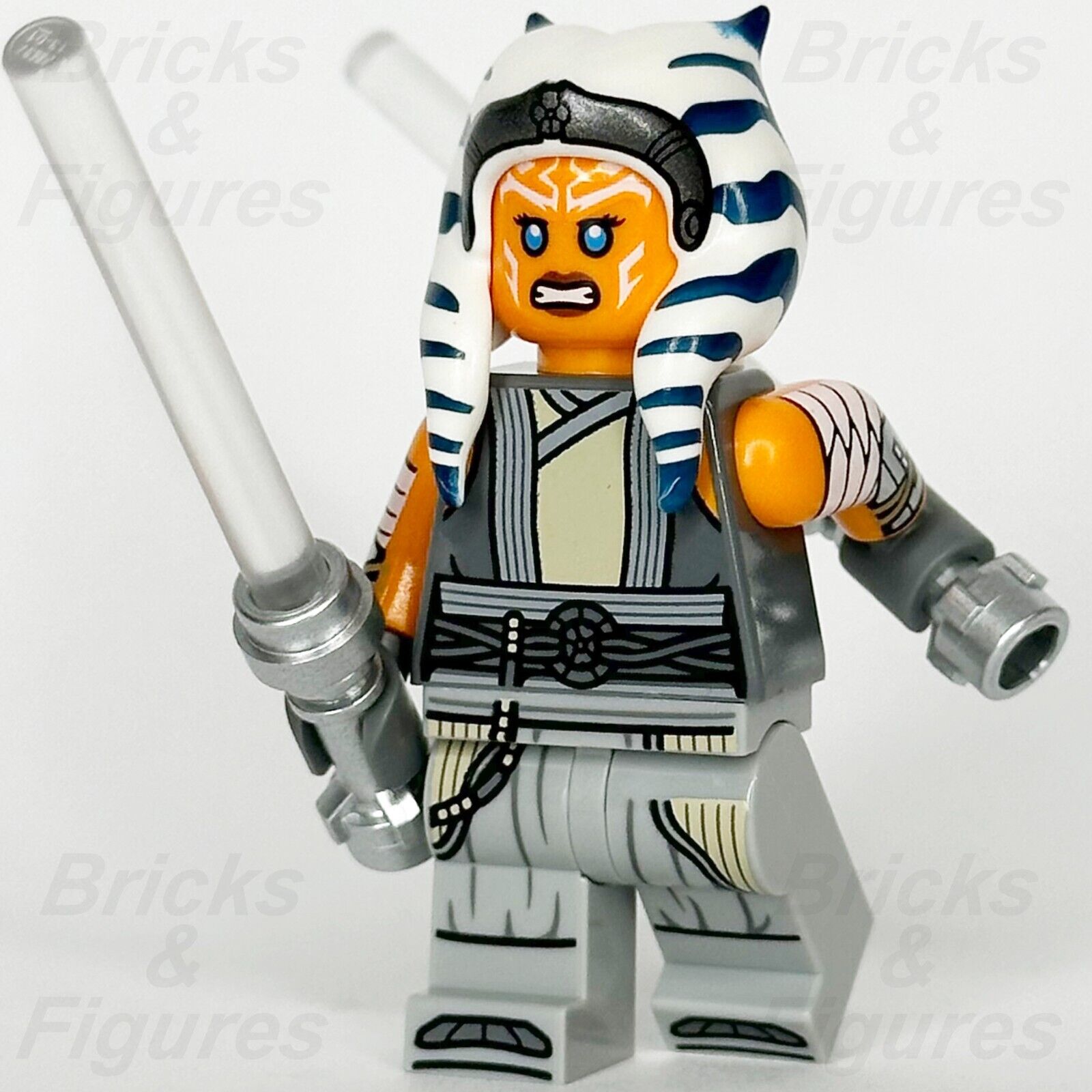 LEGO Star Wars Ahsoka Tano Minifigure Adult Jedi Master Light Grey 75385 sw1354