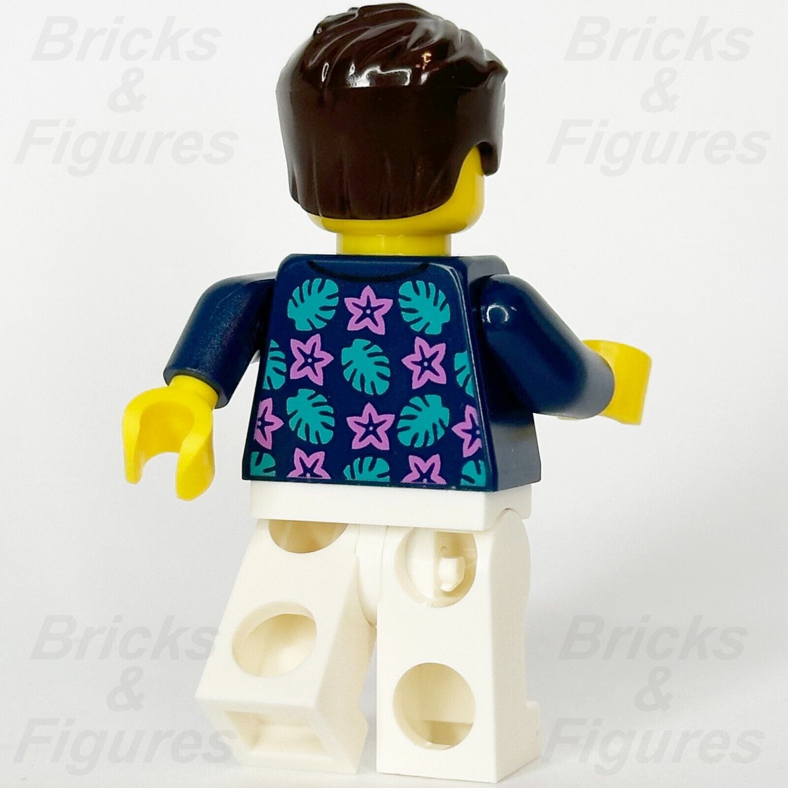 LEGO Apartment Building Resident Minifigure Dark Blue Jacket Town 60365 cty1621 - Bricks & Figures