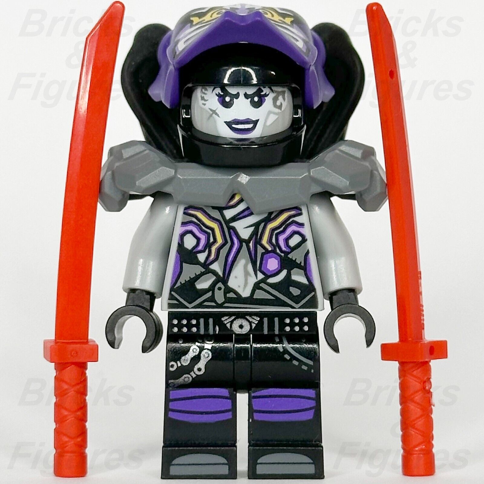 LEGO Ninjago Ultra Violet Minifigure Oni Mask of Hatred Sons of Garmadon 70641 - Bricks & Figures