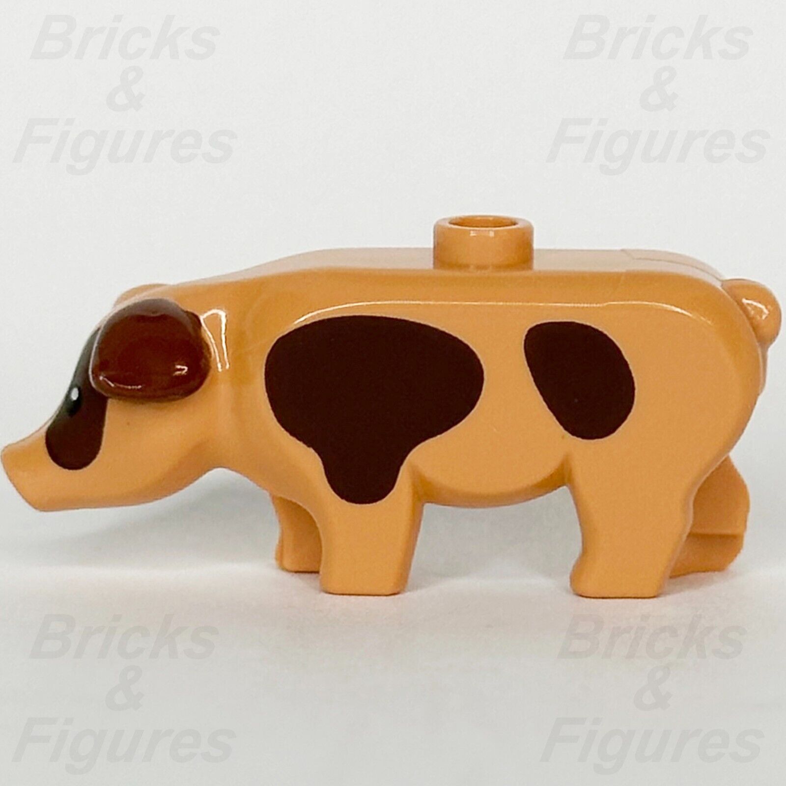 LEGO Pig Animal Minifigure Part Collectible Series 15 Spots Farm col15 87621pb03 - Bricks & Figures