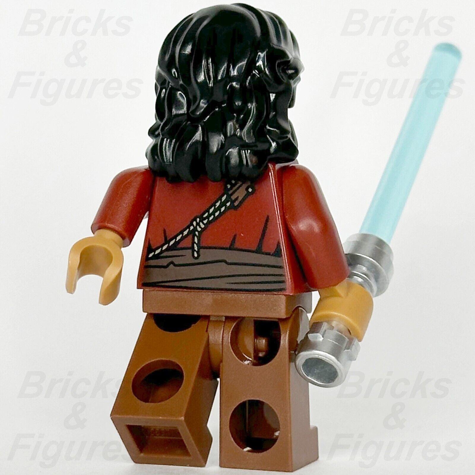 LEGO Star Wars Ezra Bridger Minifigure Ahsoka Jedi Dark Red Robe 75385 sw1355 - Bricks & Figures