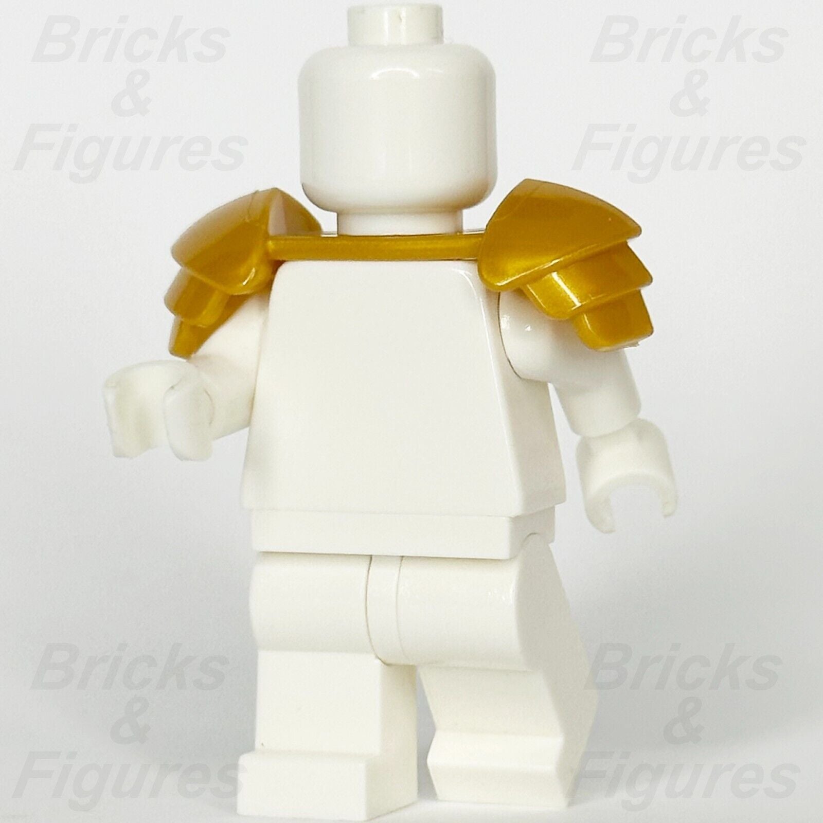 LEGO Castle Shoulder Armour Minifigure Part Pearl Gold Ideas 21348 37614 - Bricks & Figures