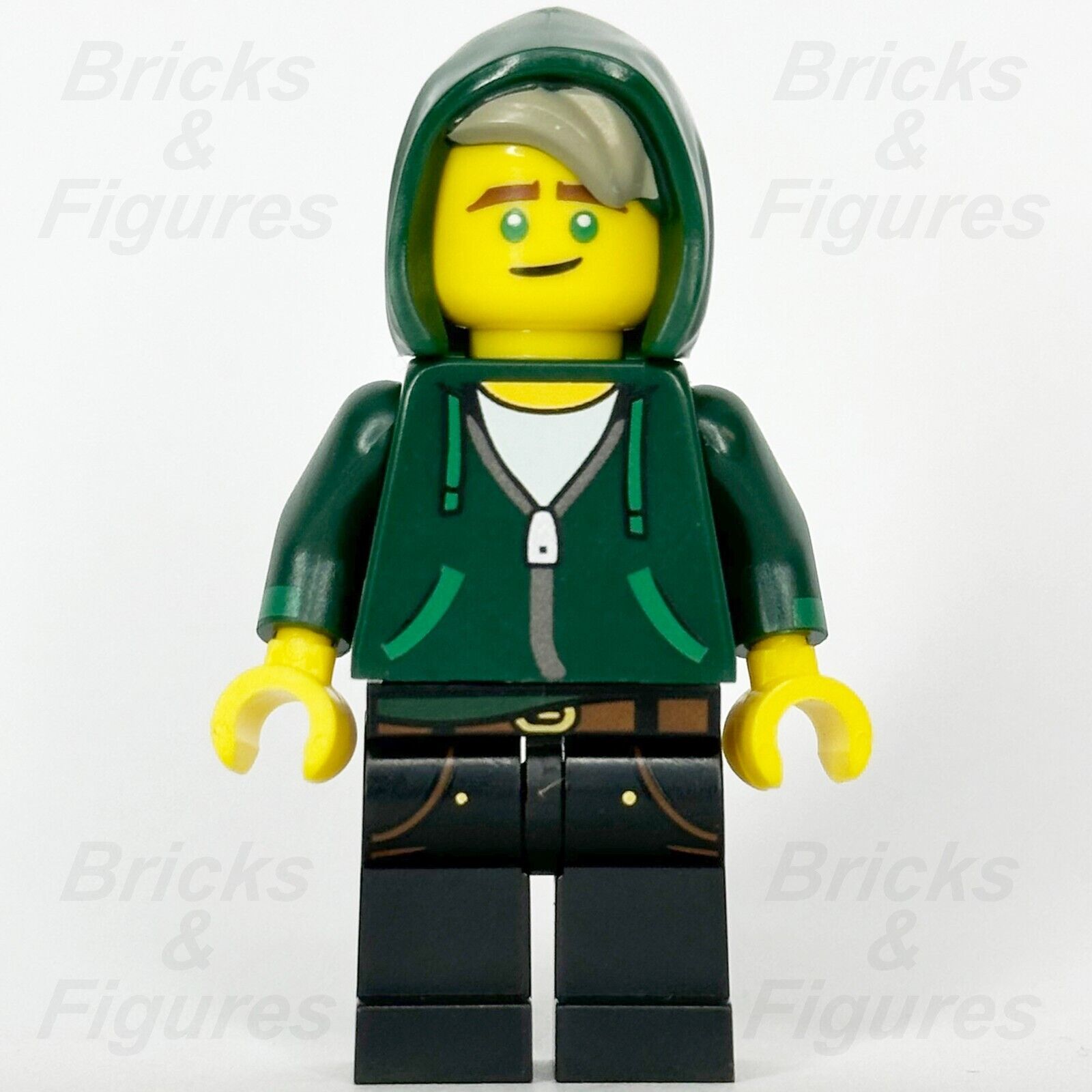 LEGO Ninjago Lloyd Garmadon Minifigure Dark Green Hoodie Movie coltlnm07 minifig