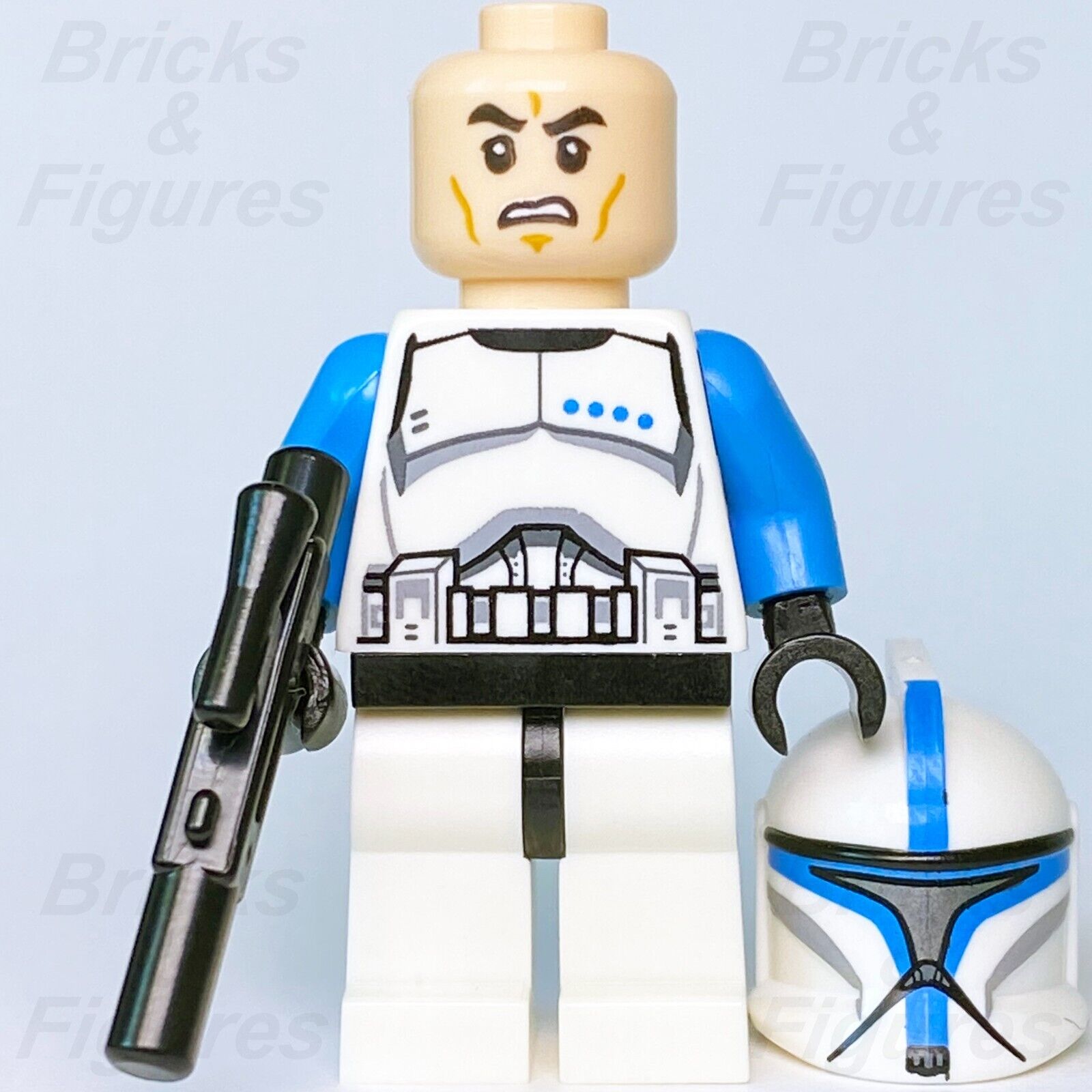 LEGO Star Wars Clone Trooper Lieutenant Minifigure Phase 1 Blue 5001709 sw0502