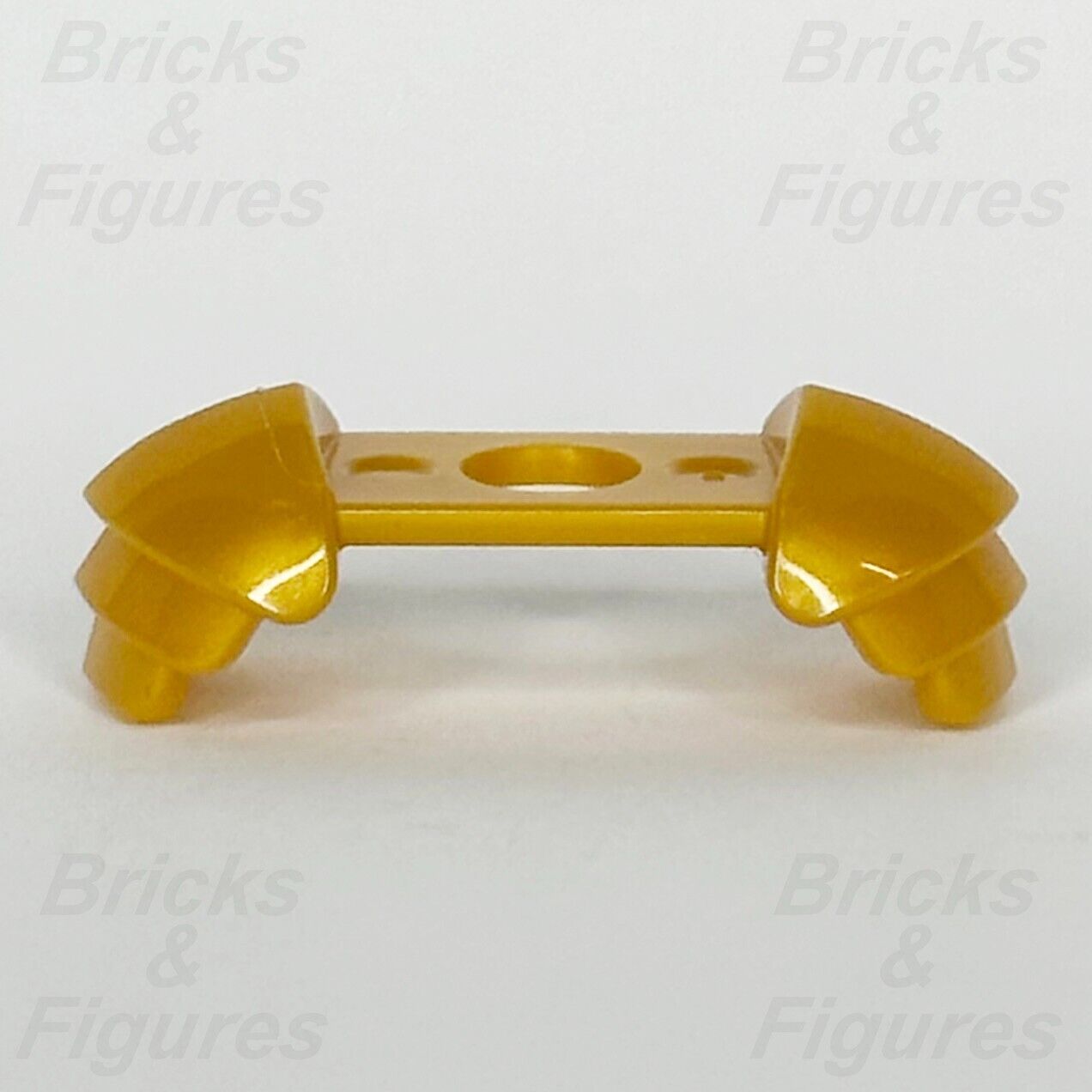 LEGO Castle Shoulder Armour Minifigure Part Pearl Gold Ideas 21348 37614 - Bricks & Figures