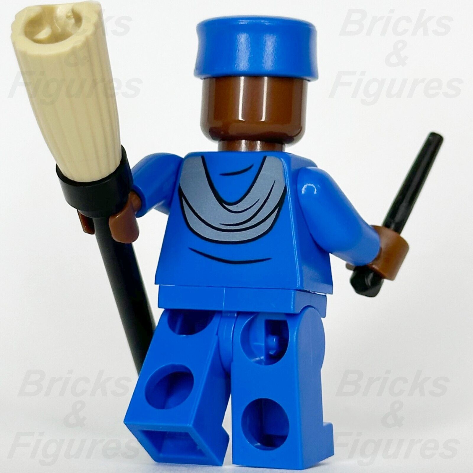 LEGO Harry Potter Kingsley Shacklebolt Minifigure Wizard Wand Broom 76408 hp335