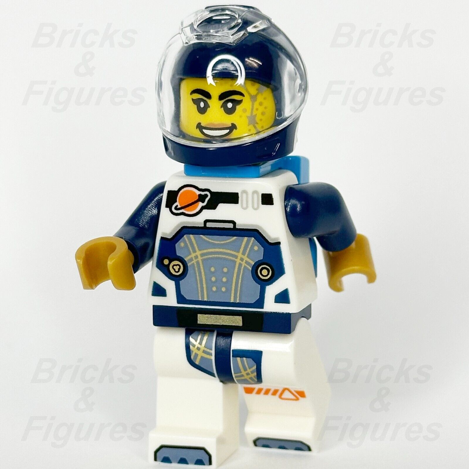 LEGO City Astronaut Female Minifigure Dark Blue Helmet 60441 60430 60439 cty1692