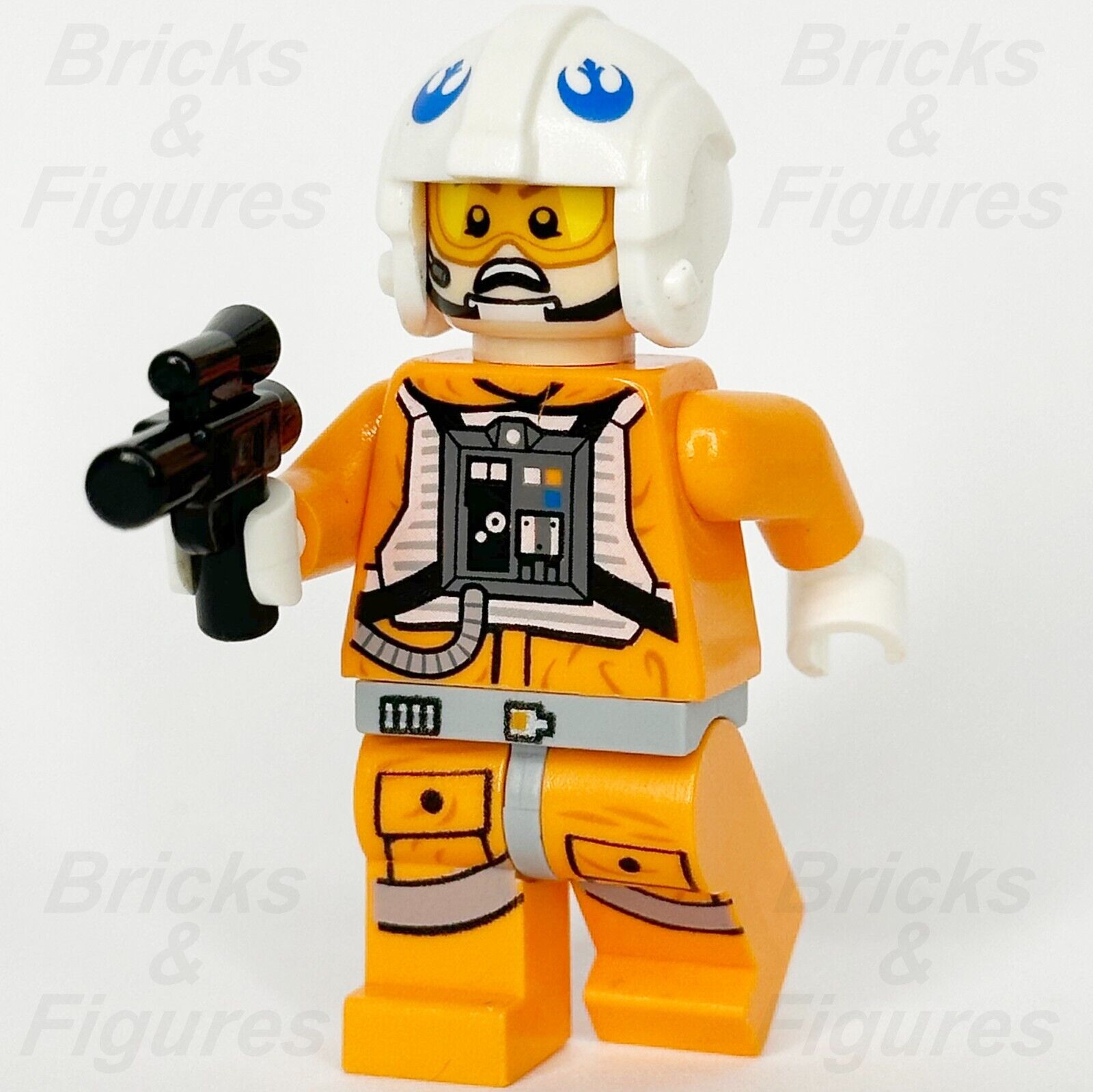 LEGO Star Wars Dak Ralter Minifigure Snowspeeder Pilot Pockets 75049 sw0567 - Bricks & Figures