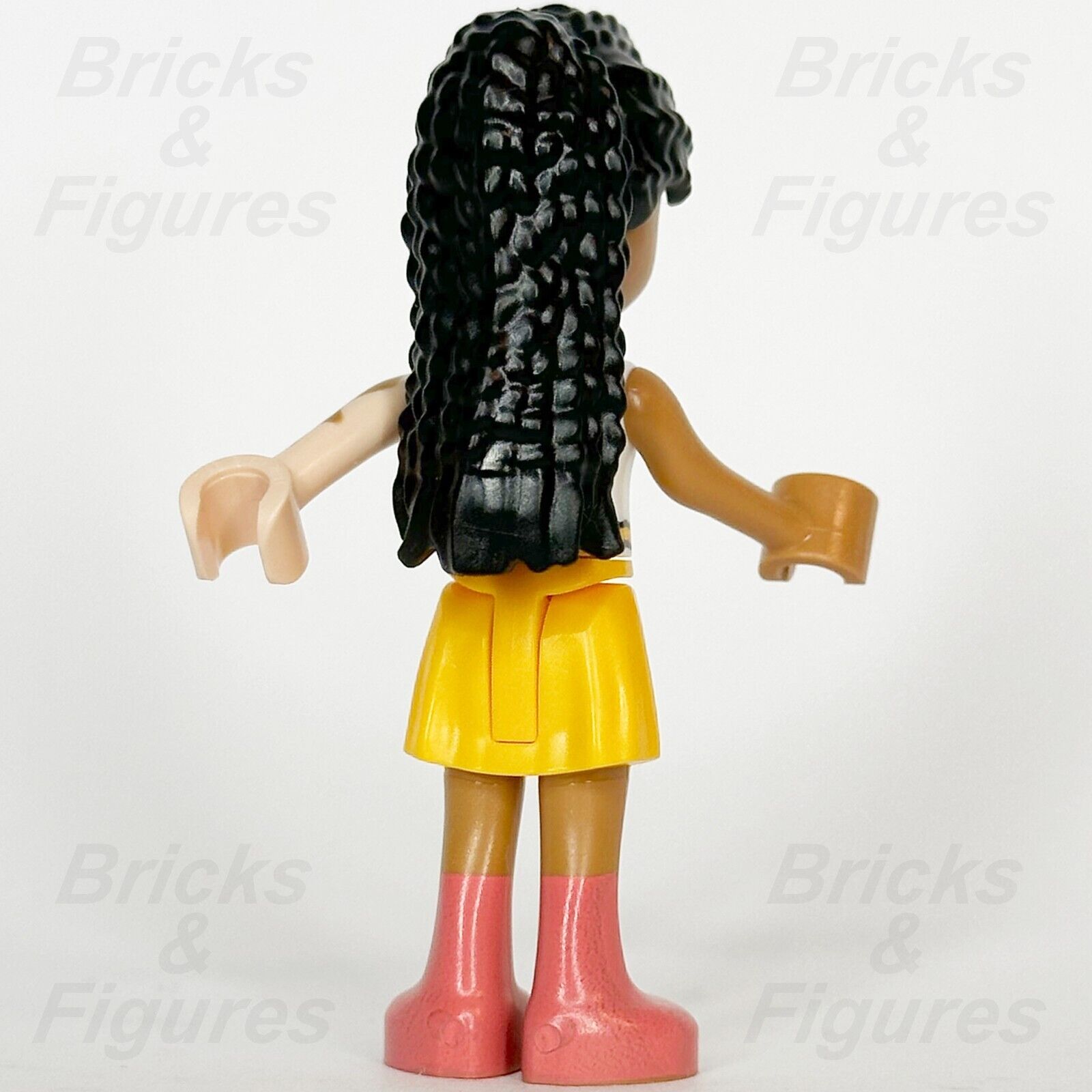 LEGO Friends Jordin Minifigure Light Orange Jumper Coral Boots 41729 frnd578 - Bricks & Figures