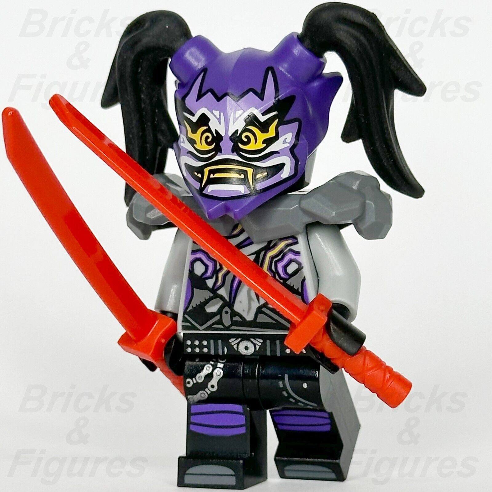 LEGO Ninjago Ultra Violet Minifigure Oni Mask of Hatred Sons of Garmadon 70641 - Bricks & Figures