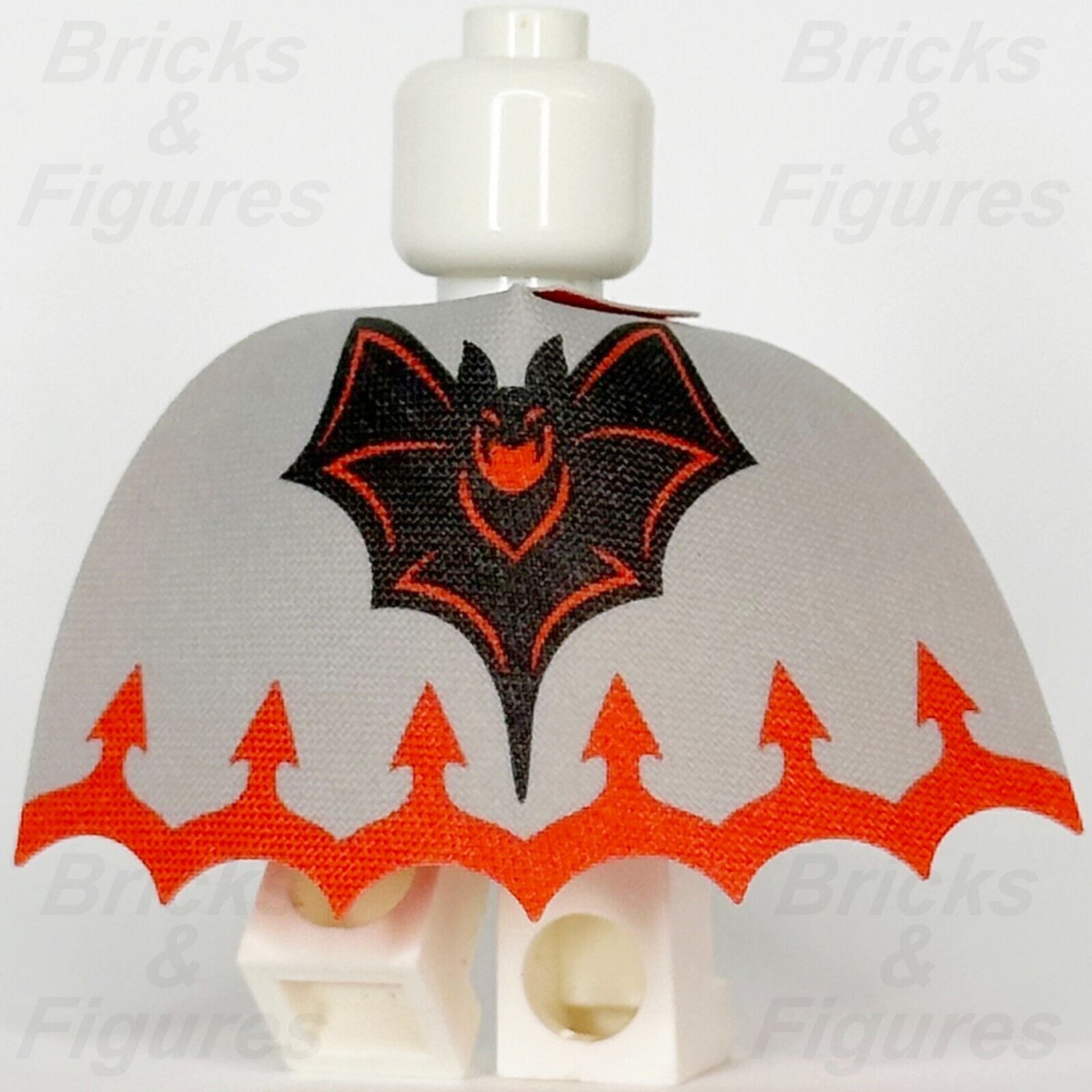 LEGO Castle Vampire Knight Cape Minifigure Part Cloth Fright Bat 71045 106199 - Bricks & Figures