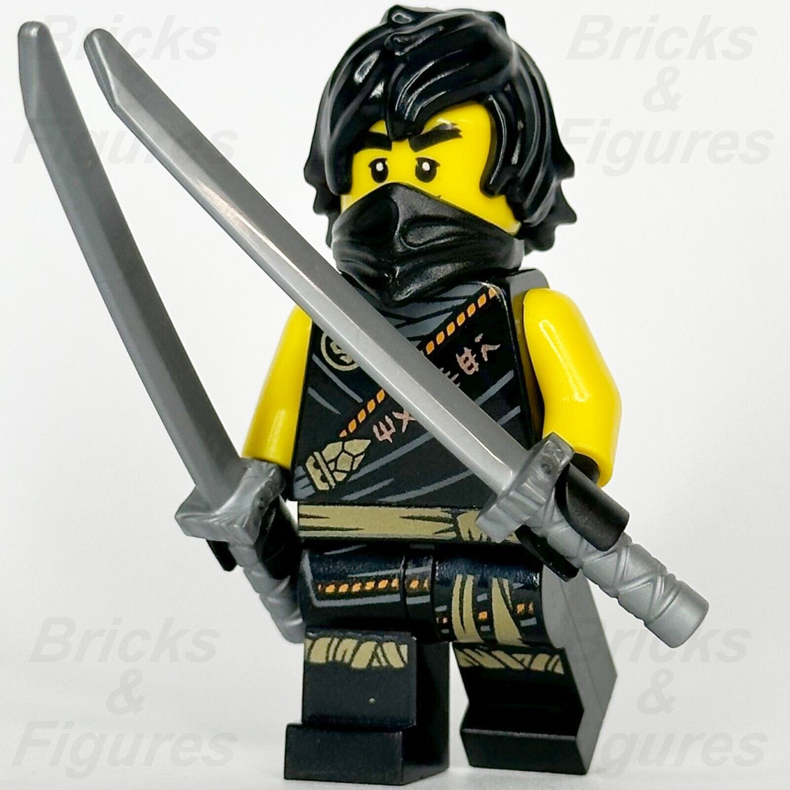 LEGO Ninjago Cole Minifigure Legacy Rebooted Black Ninja 'MASTER' 71736 njo575a