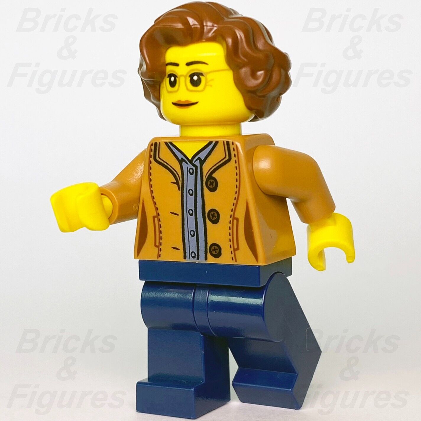 LEGO Town Female Bookshop Customer Minifigure Creator Expert City 10270 twn384 - Bricks & Figures