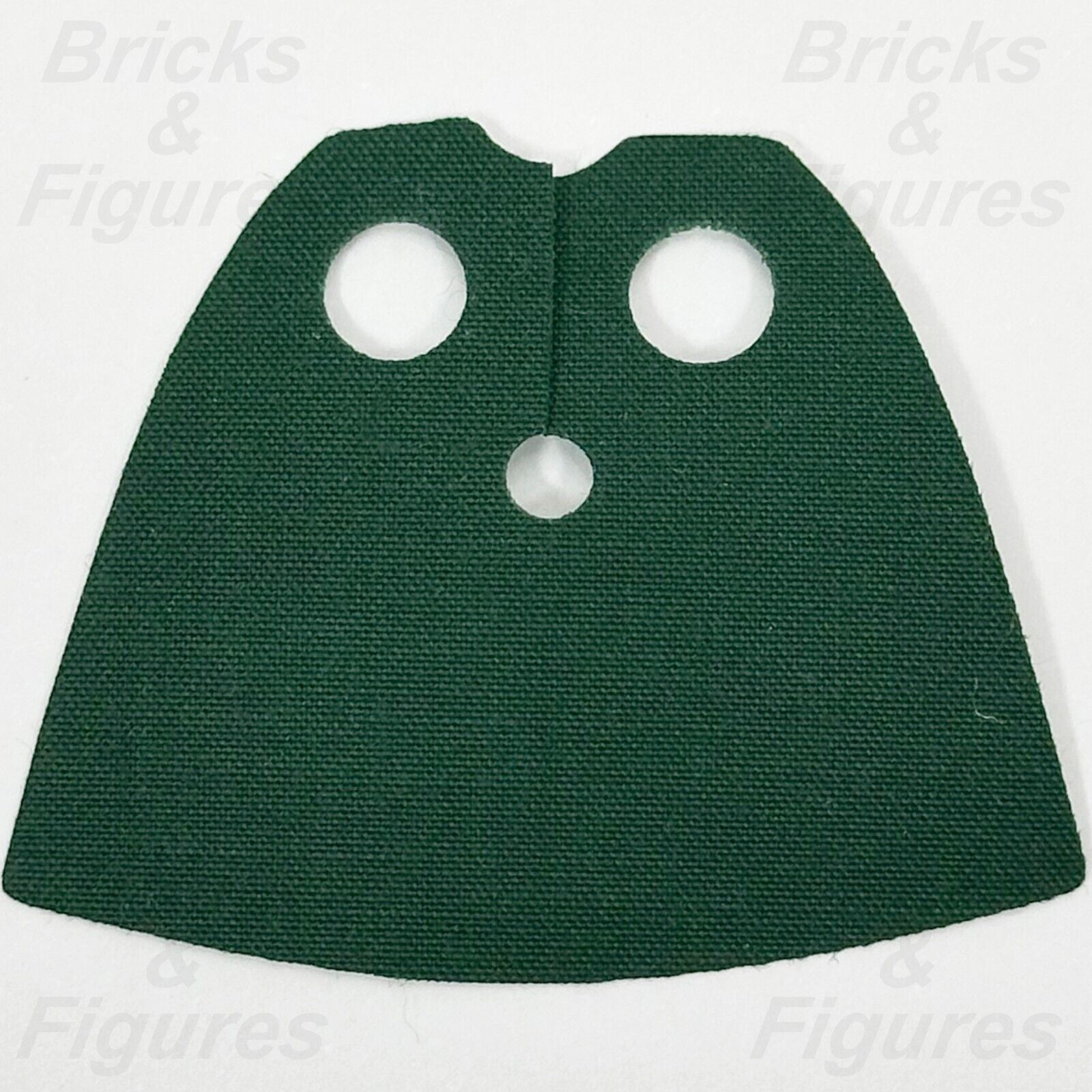 LEGO Minifigure Cape Cloth Part Dark Green Very Short Body Wear Fabric 99464 - Bricks & Figures