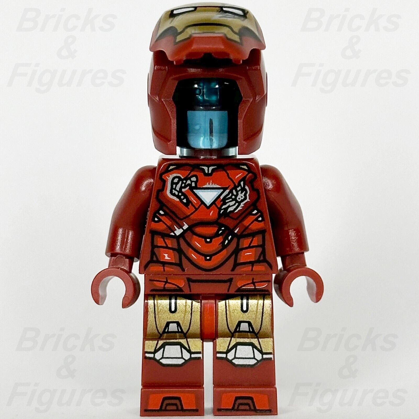 LEGO Super Heroes Iron Man Minifigure Mark 6 Armour Battle Damaged 76269 sh0923 - Bricks & Figures