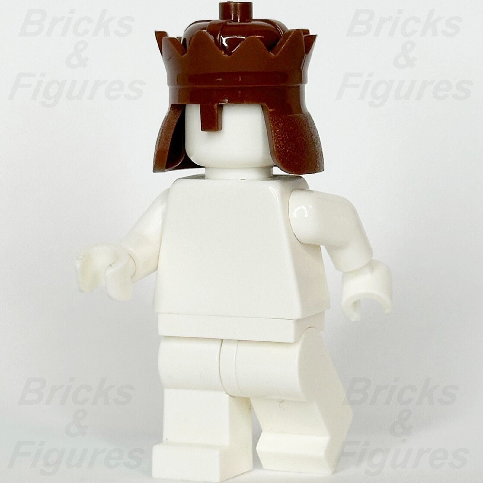 LEGO Castle Reddish Brown Crown Helmet Minifigure Headgear Part King 71015 - Bricks & Figures