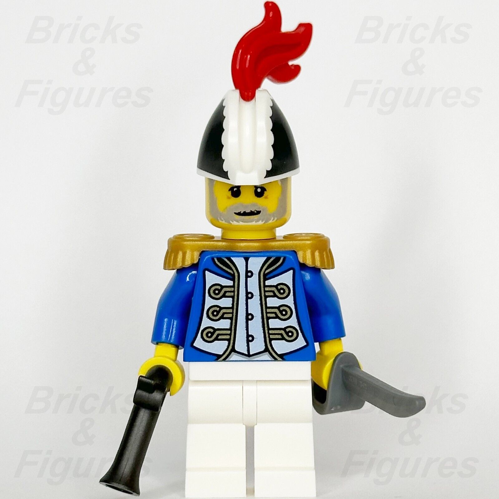 LEGO Pirates Imperial Soldier IV Governor Minifigure Soldiers Male 10320 pi191 - Bricks & Figures