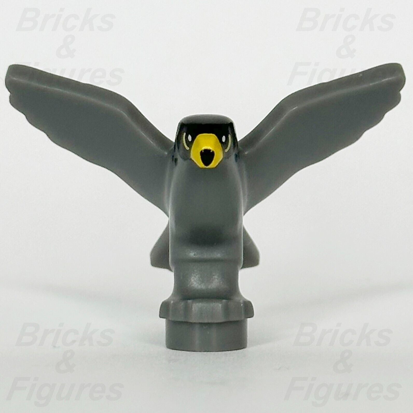 LEGO Castle Black Falcon Animal Minifigure Part Bird Open Wings 71037 2581pb01 - Bricks & Figures