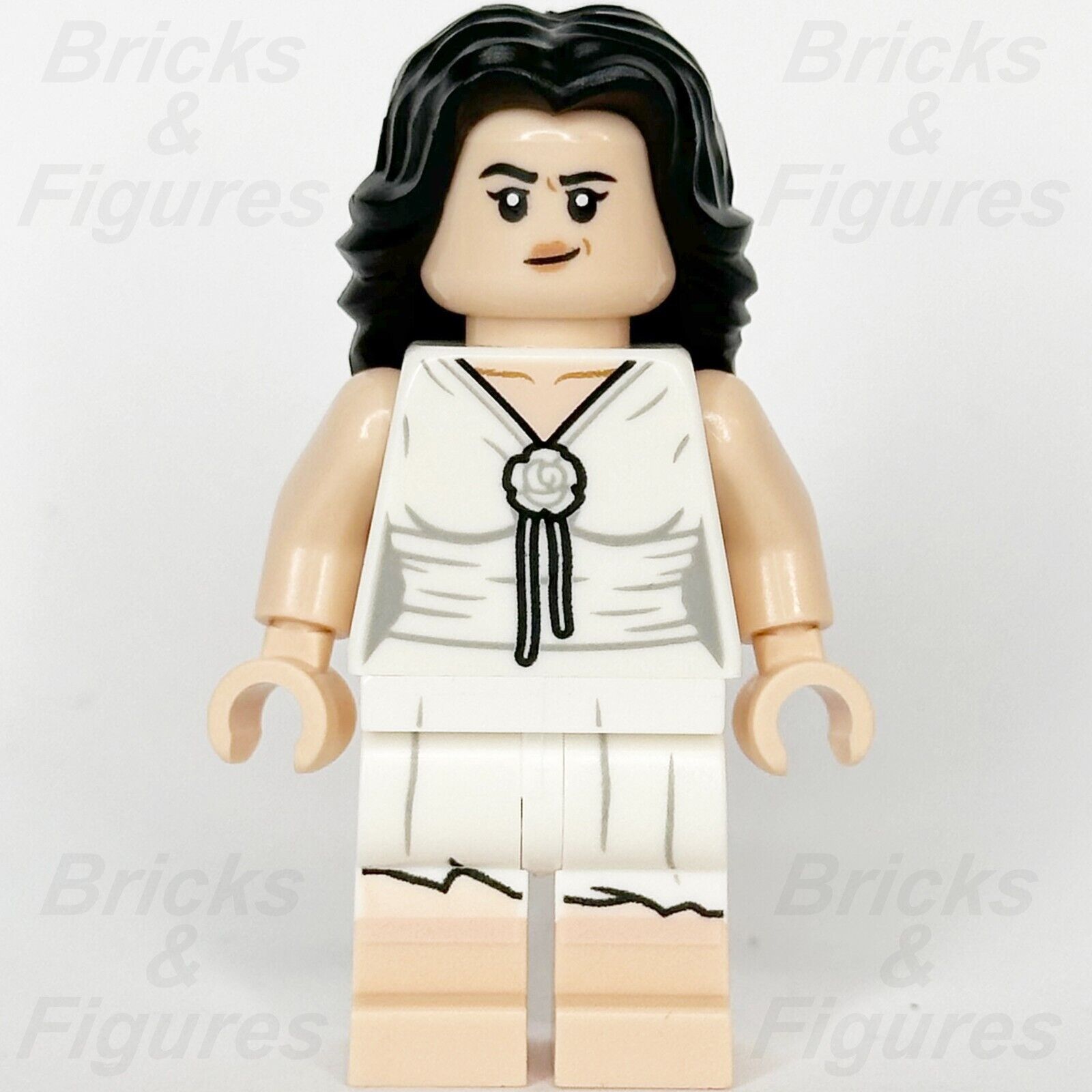 LEGO Indiana Jones Marion Ravenwood Minifigure White Tattered Dress 77013 iaj050