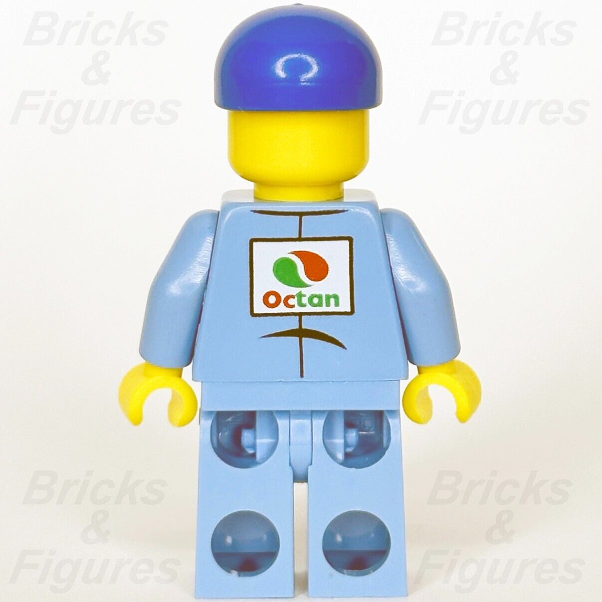 LEGO City Airport Refueler Minifigure Octan Logo Uniform Goatee 60100 cty0679