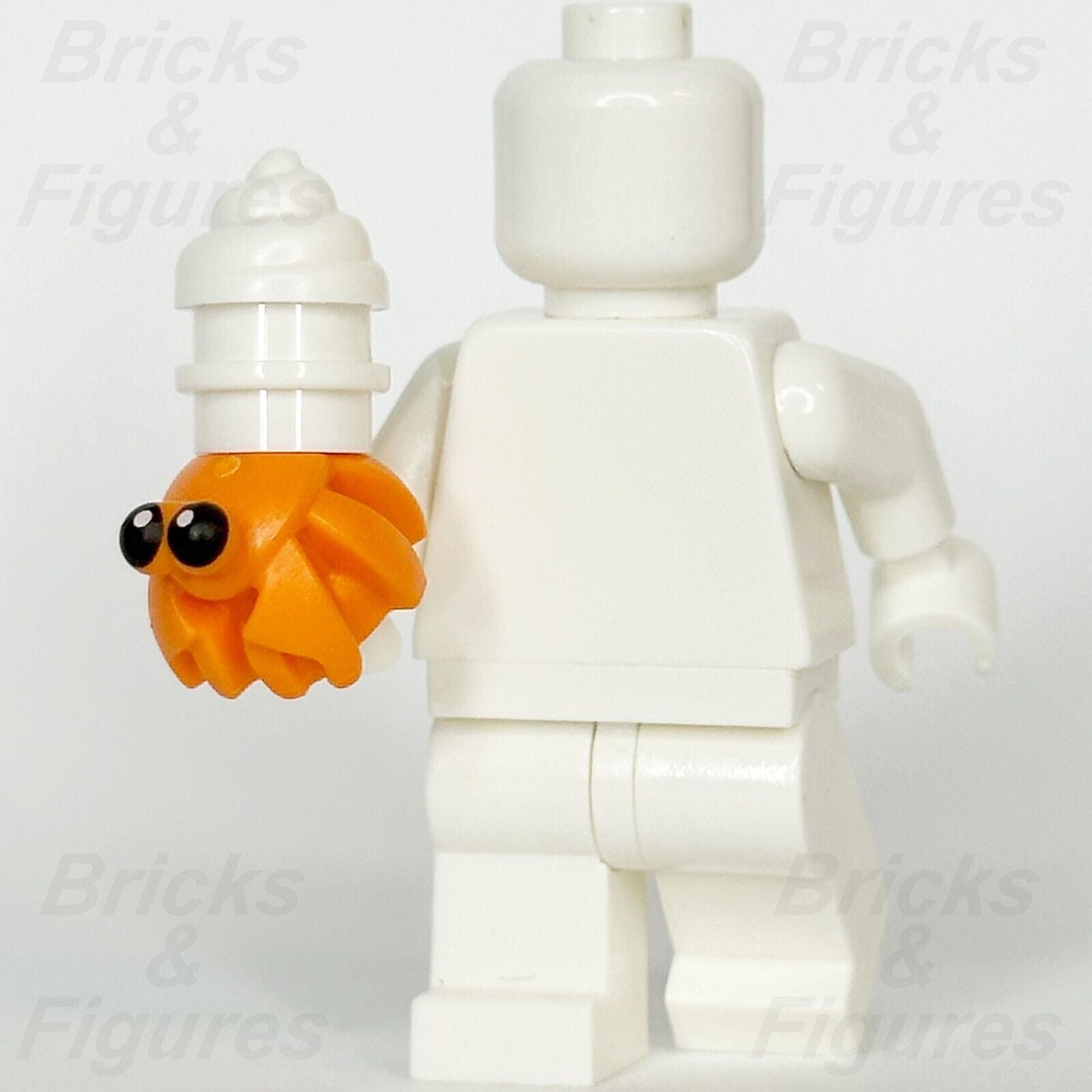 LEGO Hermit Crab Sea Animal Minifigure Part Orange w/ Black Eyes 69945pb01 77048 - Bricks & Figures