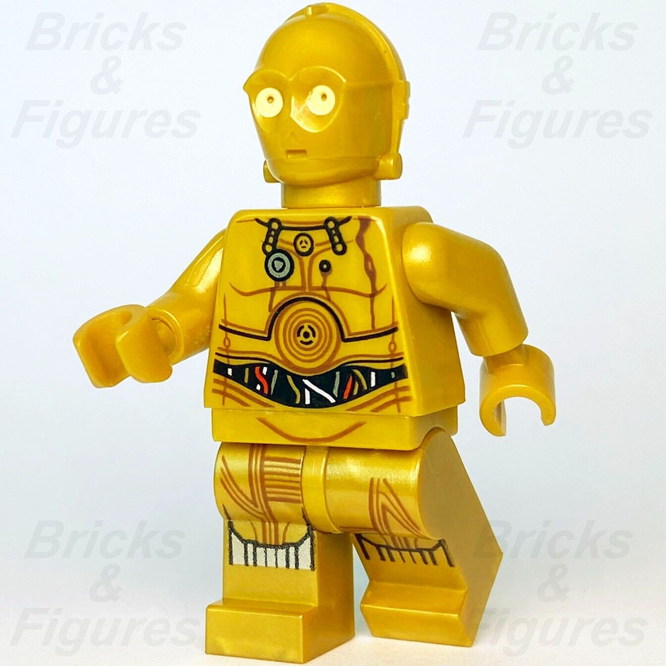 LEGO Star Wars C-3PO Minifigure Restraining Bolt Protocol Droid 75059 sw0561 - Bricks & Figures