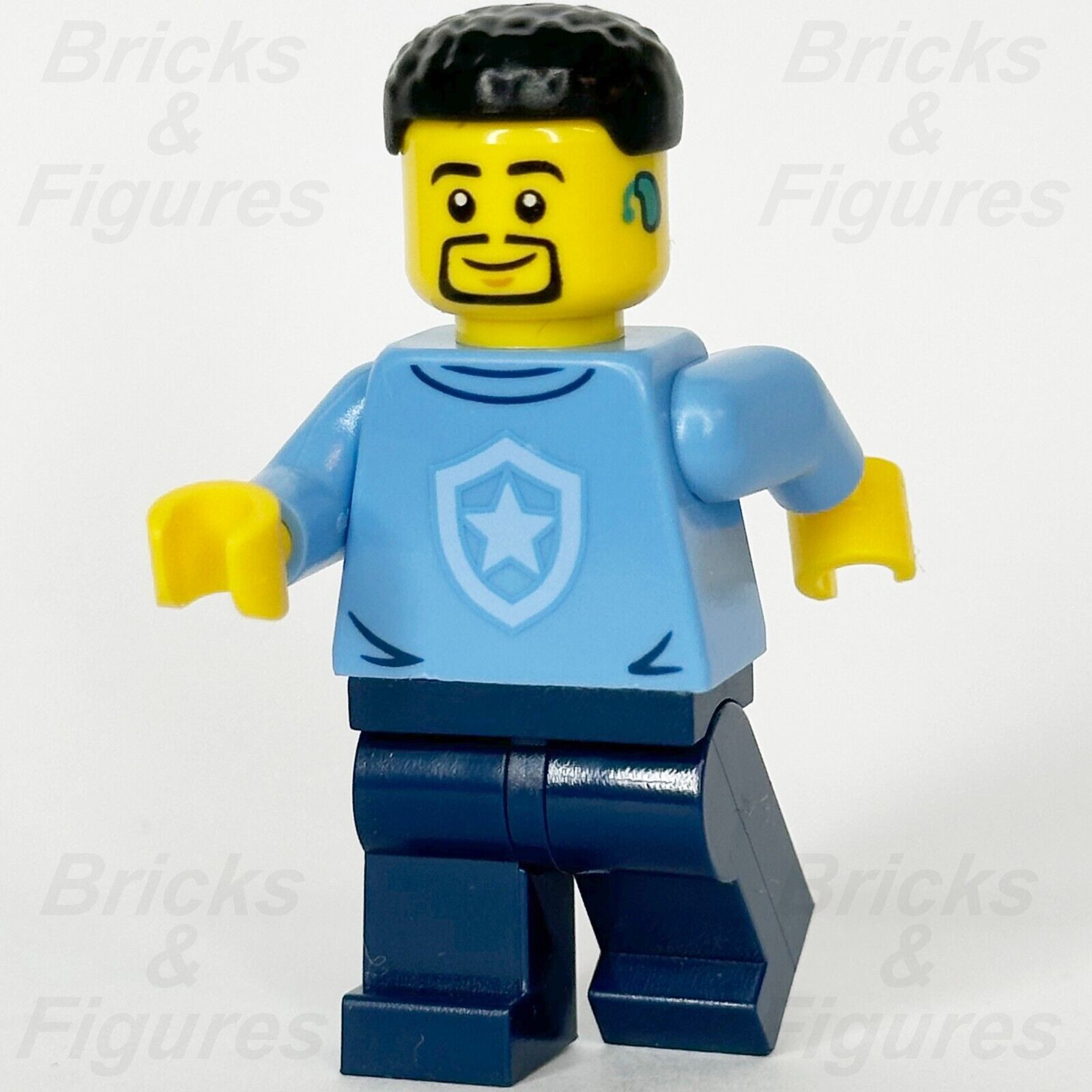 LEGO Police City Officer in Training Minifigure Male Badge Town 60372 cty1563 - Bricks & Figures