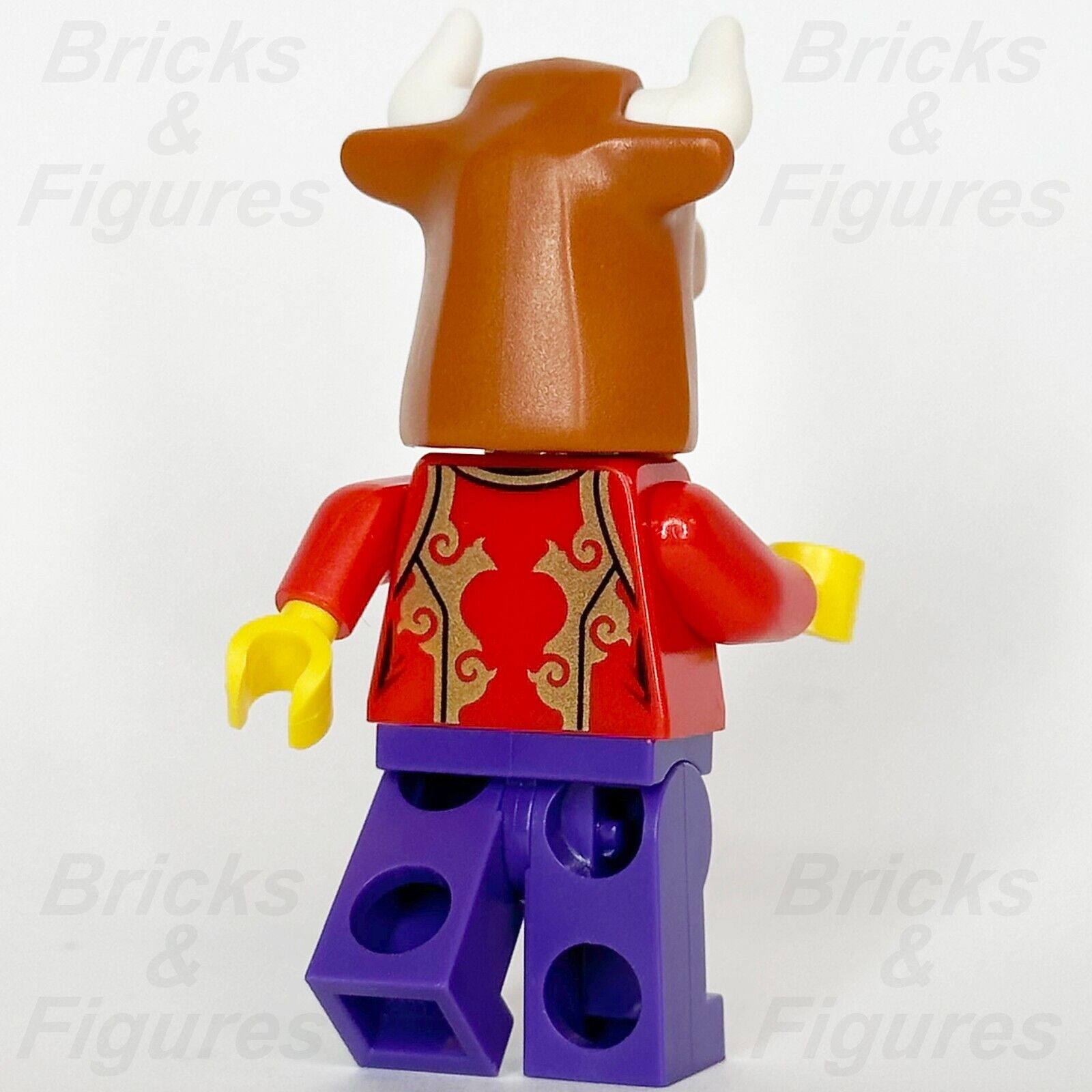 LEGO Holiday & Event Year of the Ox Guy Minifigure Chinese New Year 80106 hol224 - Bricks & Figures