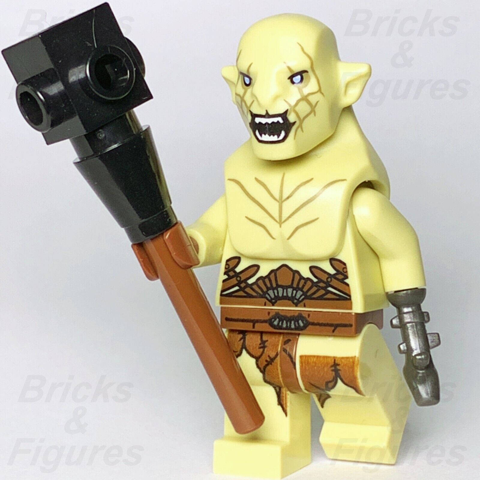 LEGO Azog Minifigure The Hobbit Pale Orc Defiler Orc-King 79017 lor109 Minifig - Bricks & Figures