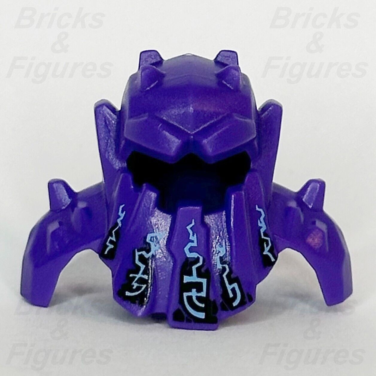 LEGO Nexo Knights Reex Body Rock Armour Minifigure Headgear Part Purple 70350 - Bricks & Figures