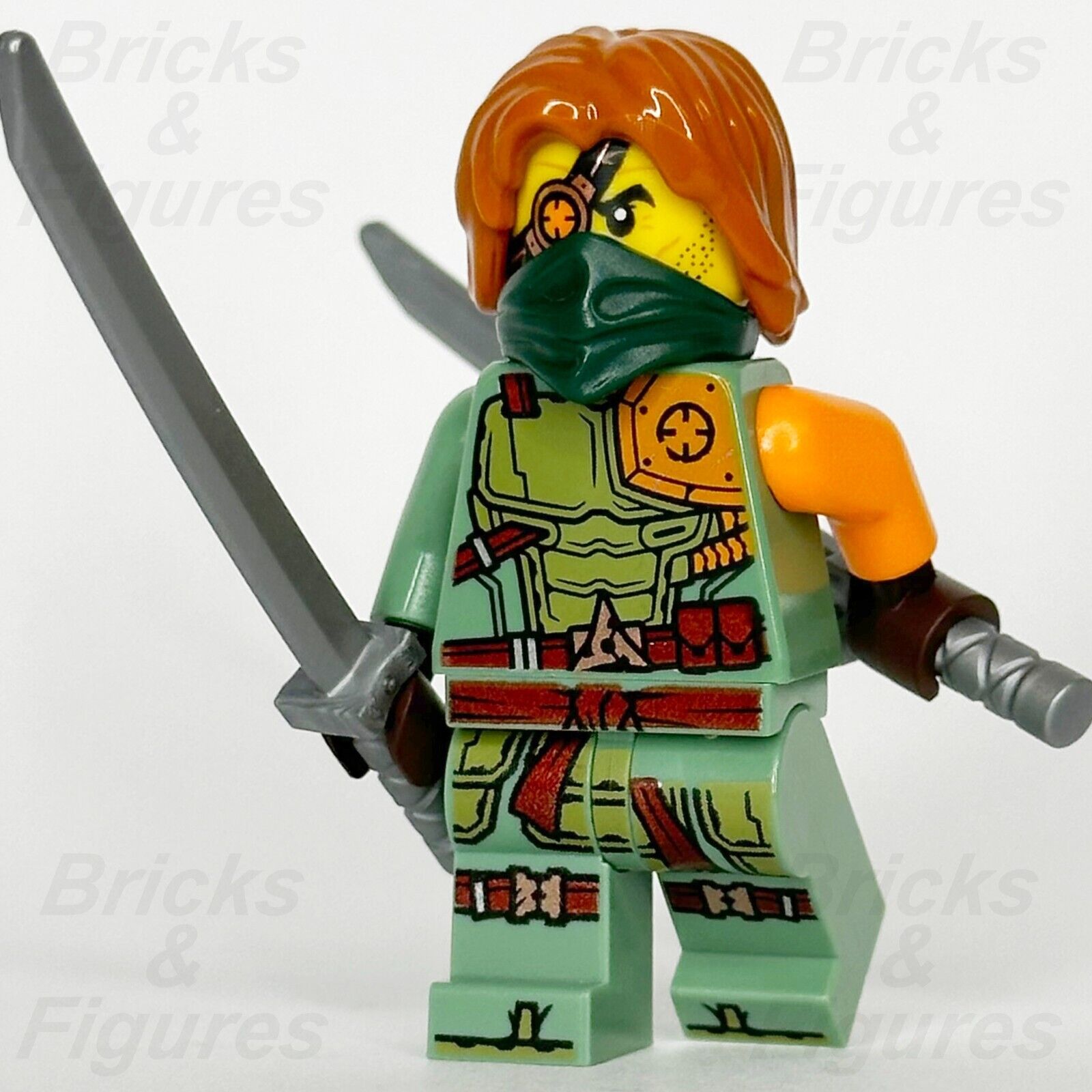 LEGO Ninjago Ronin Minifigure Legacy Thief Bounty Hunter Bandana 71741 njo657 - Bricks & Figures