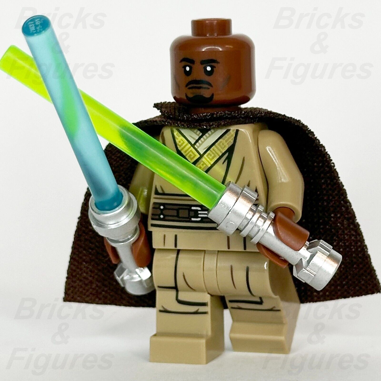 LEGO Star Wars Kelleran Beq Minifigure The Mandalorian Jedi Master 75378 sw1336 - Bricks & Figures