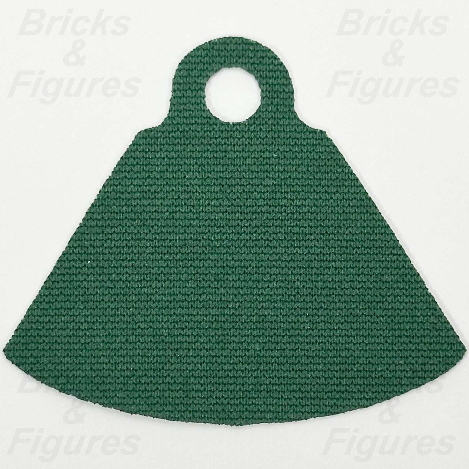 LEGO Minifigure Cape Cloth Part Dark Green Spongy Body Wear Robe 101658 - Bricks & Figures