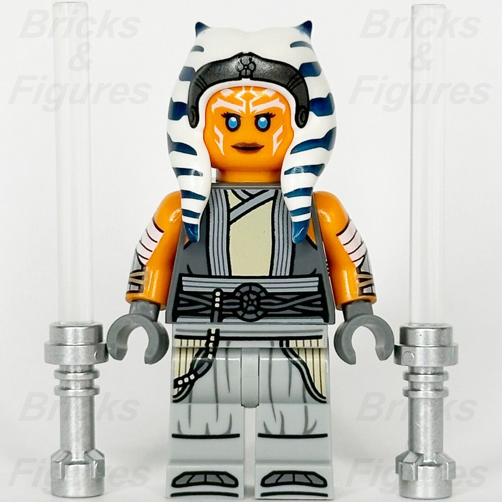 LEGO Star Wars Ahsoka Tano Minifigure Adult Jedi Master Light Grey 75385 sw1354