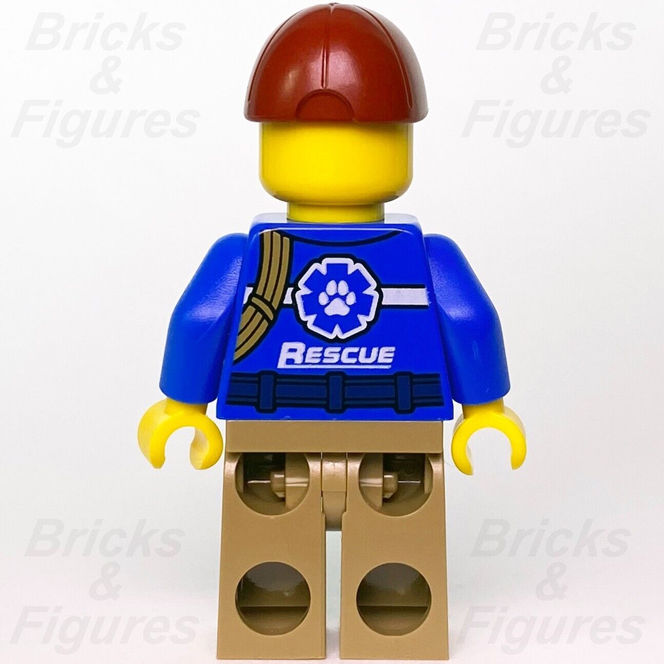 LEGO City Wildlife Rescue Ranger Minifigure Dark Red Hat 60301 cty1303 Minifig - Bricks & Figures